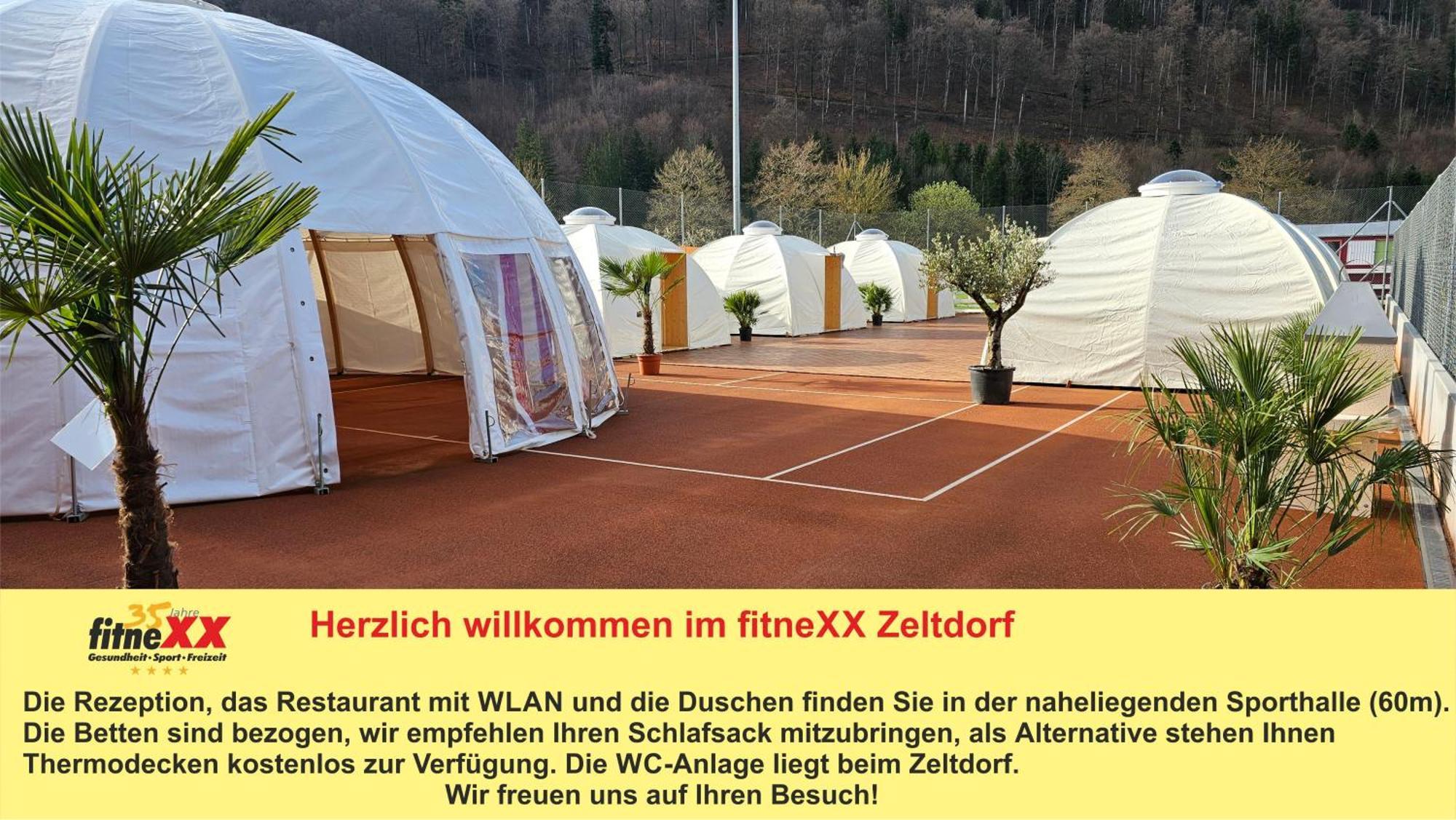 Fitnexx Zelt-Dorf Hotel Balsthal Exterior foto